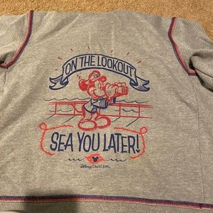 Disney Cruise Line boys or girls zip up hoodie